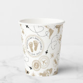 Reisen Adventure Baby Duschpapierkassetten Pappbecher (Rückseite)