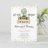 Reisen Adventure Probe Dinner Einladung (Stehend Vorderseite)