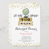 Reisen Adventure Probe Dinner Einladung (Vorne/Hinten)