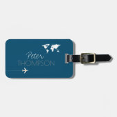 Reisen Adventures Elegante Gepäckanhänger (Vorderseite horizontal)