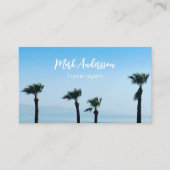 Reisen Agent Ferientourismus Foto Visitenkarte (Vorderseite)