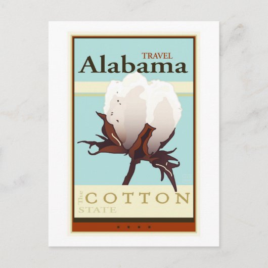 Reisen Alabama Postkarte (Vorderseite)