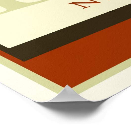 Reisen Alaska Poster (Ecke)