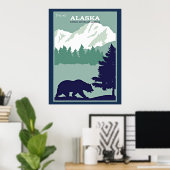 Reisen Alaska Poster (Heimbüro)