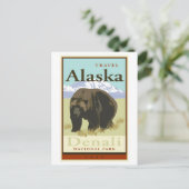 Reisen Alaska Postkarte (Stehend Vorderseite)