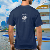 Reisen Alaska Urlaub Blue Persönlich T-Shirt