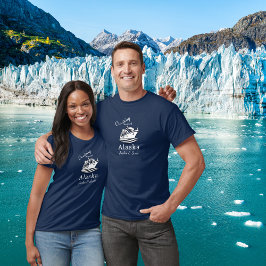 Reisen Alaska Urlaub Blue Persönlich T-Shirt