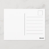 Reisen Amsterdam, Loipe Vintage Geschenke Postkarte (Rückseite)