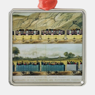 Reisen auf das Liverpool und das Manchester Ornament Aus Metall