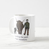 Reisen auf den Weg unserer Vorfahren in Gälisch Kaffeetasse (Vorderseite Links)
