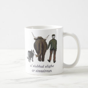 Reisen auf den Weg unserer Vorfahren in Gälisch Kaffeetasse