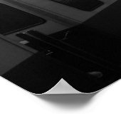 Reisen auf einem kalten Januar2 Poster (Ecke)