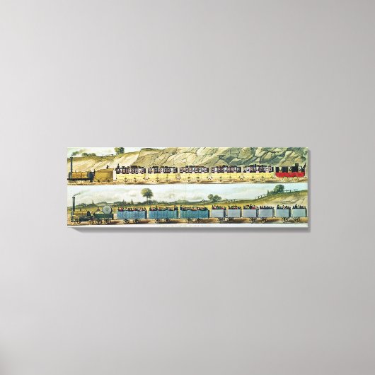 Reisen auf Liverpool und Manchester Leinwanddruck (Vorderseite)