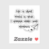 Reisen Aufkleber (Blatt)