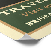 Reisen Australien Die Strände rufen an Poster (Ecke)