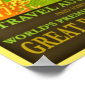 Reisen Australien Vintage Poster-Great Barrier Ree Poster (Ecke)