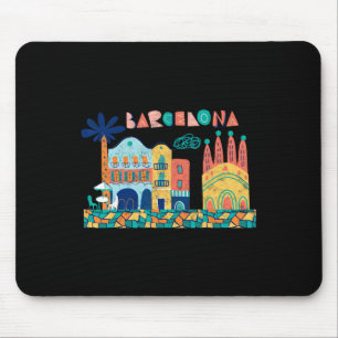 Reisen Barcelona Spanien Europa Spanischer Familie Mousepad