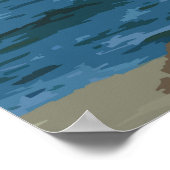 Reisen Barcelona, Spanien Poster (Ecke)