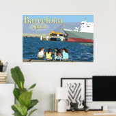 Reisen Barcelona, Spanien Poster (Heimbüro)