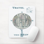 Reisen bildet Mousepad (Mit Mouse)