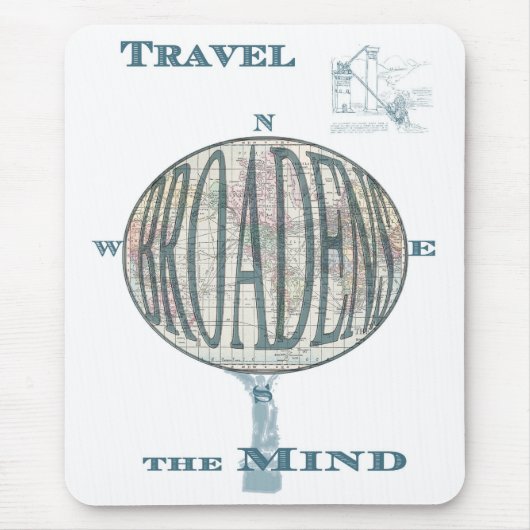 Reisen bildet Mousepad (Vorne)