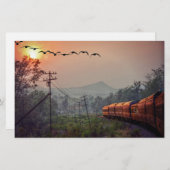 Reisen Briefpapier (Vorne/Hinten)