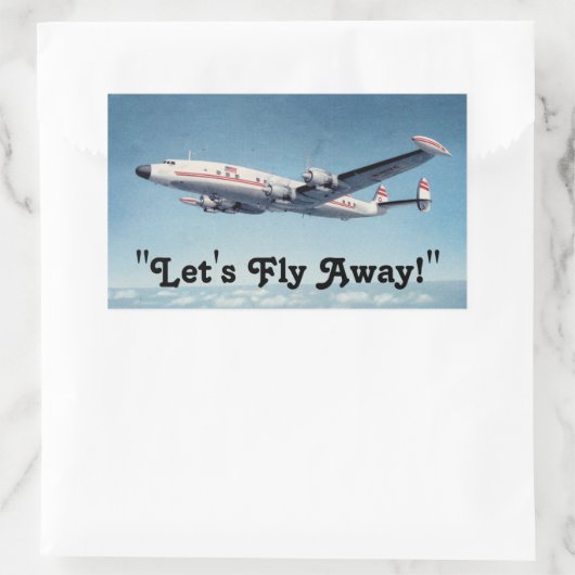 Reisen Craft Spaß! Rechteckiger Aufkleber (Tasche)