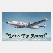 Reisen Craft Spaß! Rechteckiger Aufkleber (Vorderseite)