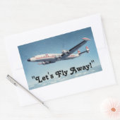 Reisen Craft Spaß! Rechteckiger Aufkleber (Umschlag)