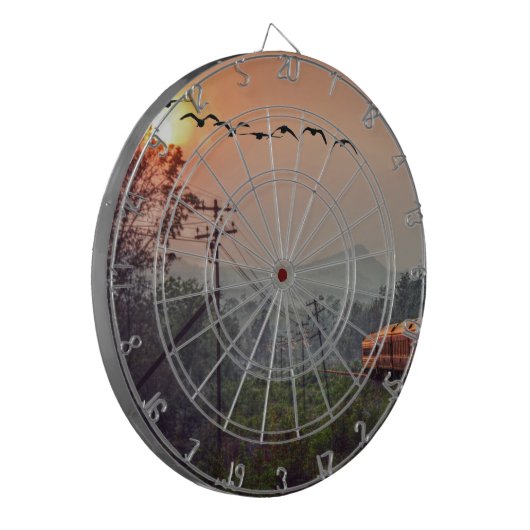 Reisen Dartscheibe (Vorderseite Links)