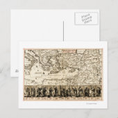 Reisen des Apostels PaulPanoramic Karte (Vorne/Hinten)