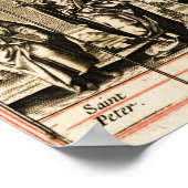 Reisen des Apostels PaulPanoramic Karte Poster (Ecke)