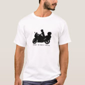 Reisen des Motorrad-T - Shirt (Vorderseite)