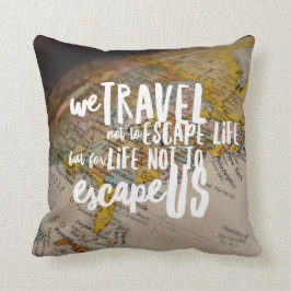 Reisen die Welt Kissen