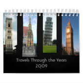 Reisen durch die Jahre Kalender (Titelbild)