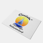 Reisen durch die Rente Fußmatte (Schrägansicht)