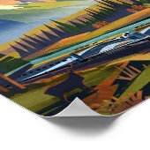 Reisen durch die Rocky Mountains Poster (Ecke)