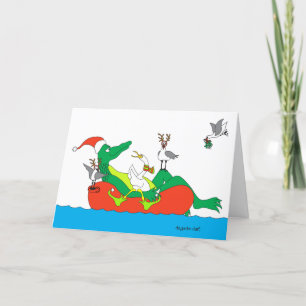 Reisen durch die Saisonkarte Feiertagskarte