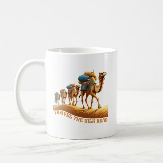 Reisen durch die Seidenstraße Kaffeetasse (Links)