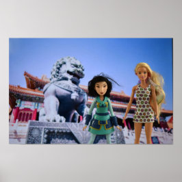 Reisen durch die Welt. China. Poster