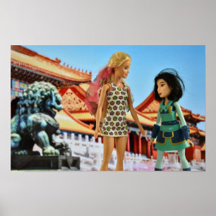 Reisen durch die Welt. China Poster