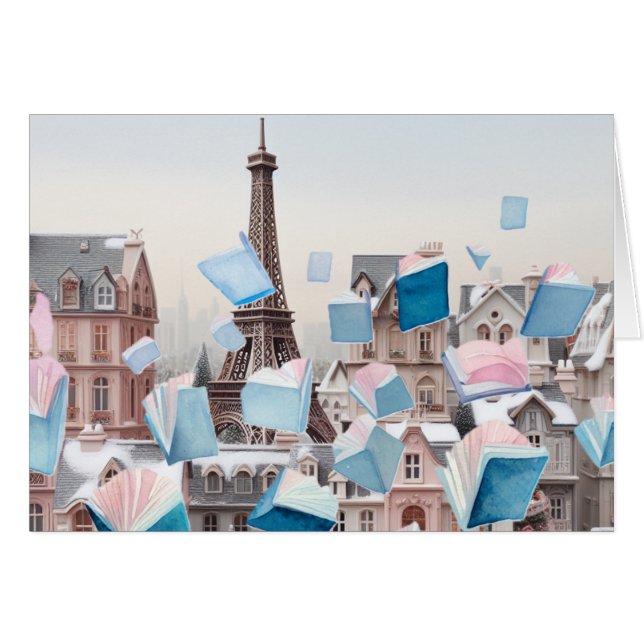 Reisen durch die Welt durch Bücher Paris (Vorderseite (Horizontal))