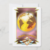 Reisen durch die Welt Goldene Globe (Rückseite)