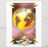 Reisen durch die Welt Goldene Globe (Rückseite)