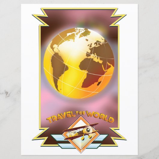 Reisen durch die Welt Goldene Globe (Vorderseite)