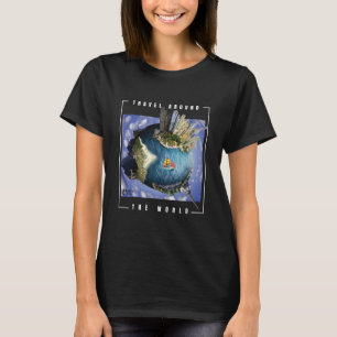 Reisen durch die Welt - Schwarze Frauen T-Shirt
