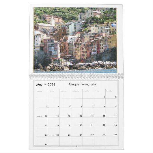 Reisen durch Italien 20XX Kalender (Mai 2026)