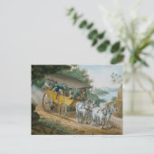 Reisen durch Stagecoach Kunstschätze von Pavel Pet Postkarte (Stehend Vorderseite)