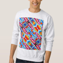 Reisen durch Weltraummuster Sweatshirt 7