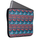 Reisen, ein Abstraktes Muster Laptopschutzhülle (Vorne Rechts)